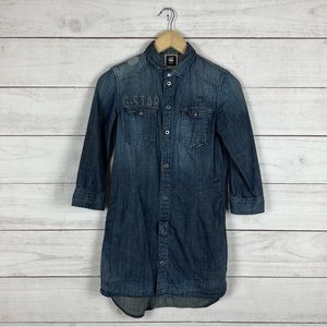 G-Star Raw Denim Button Shirt XS